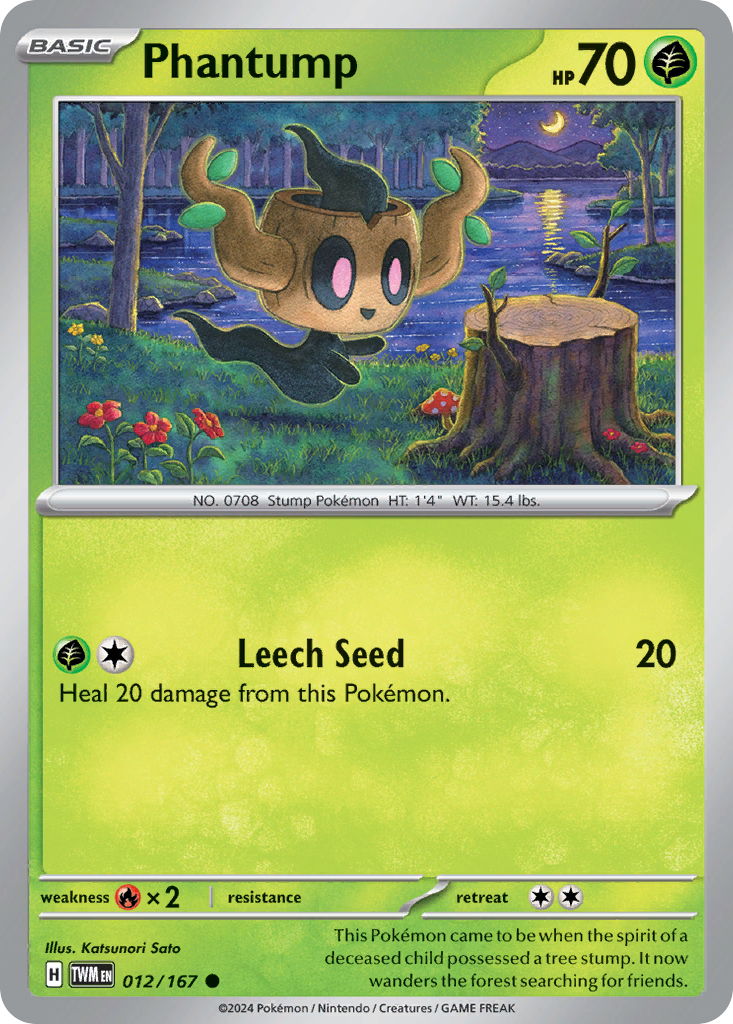 Phantump — illustrated card