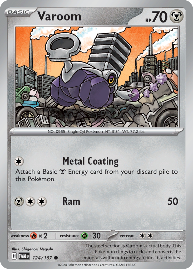 Varoom — illustrated card