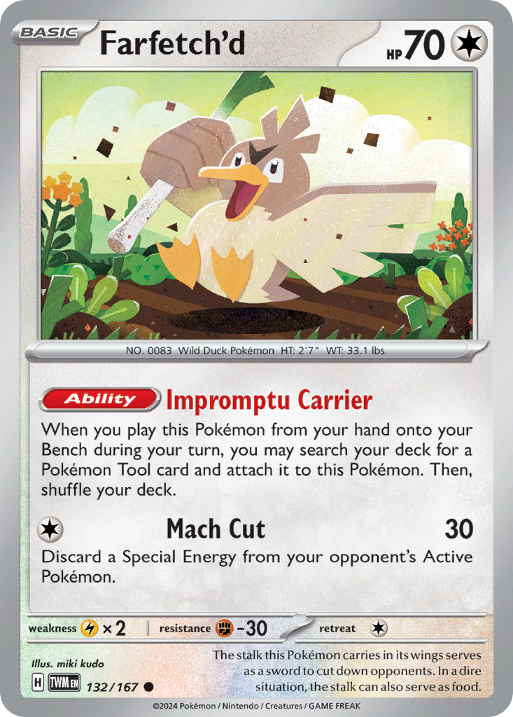 Farfetch'd — illustrated card