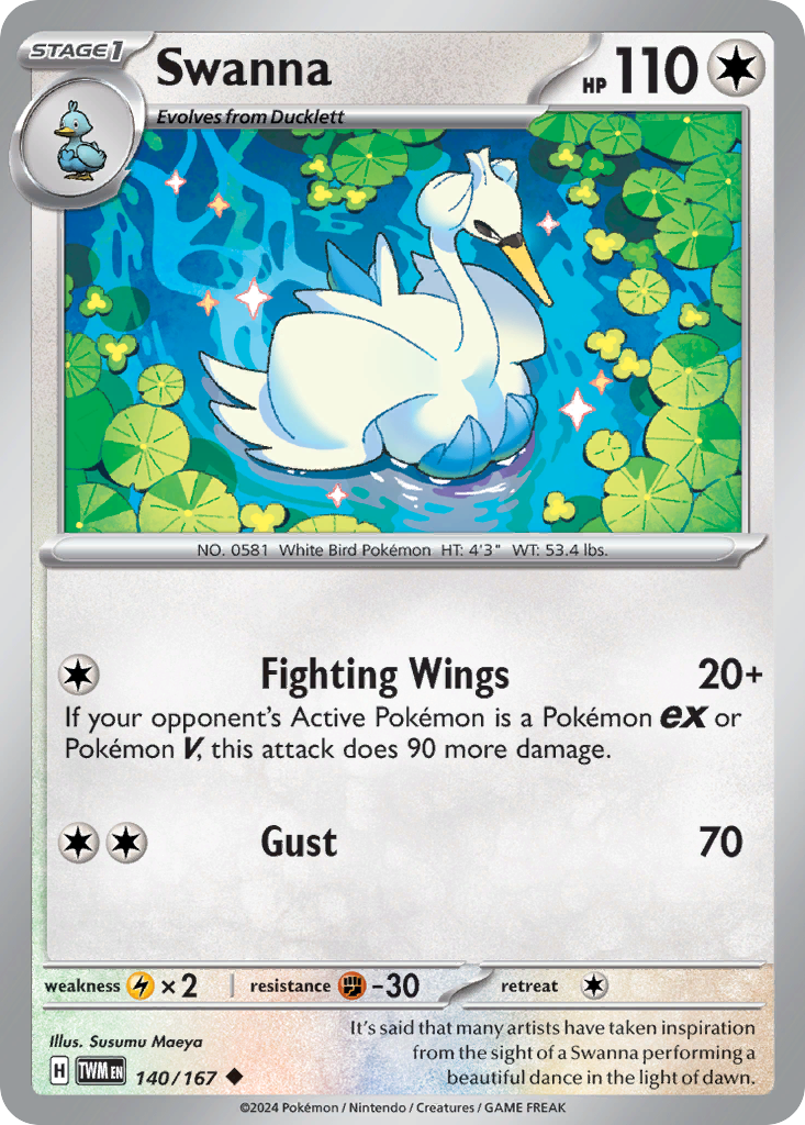 Swanna — illustrated card