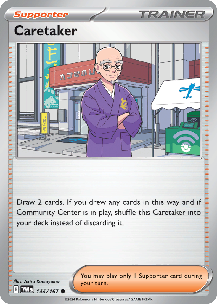 Caretaker — illustrated card