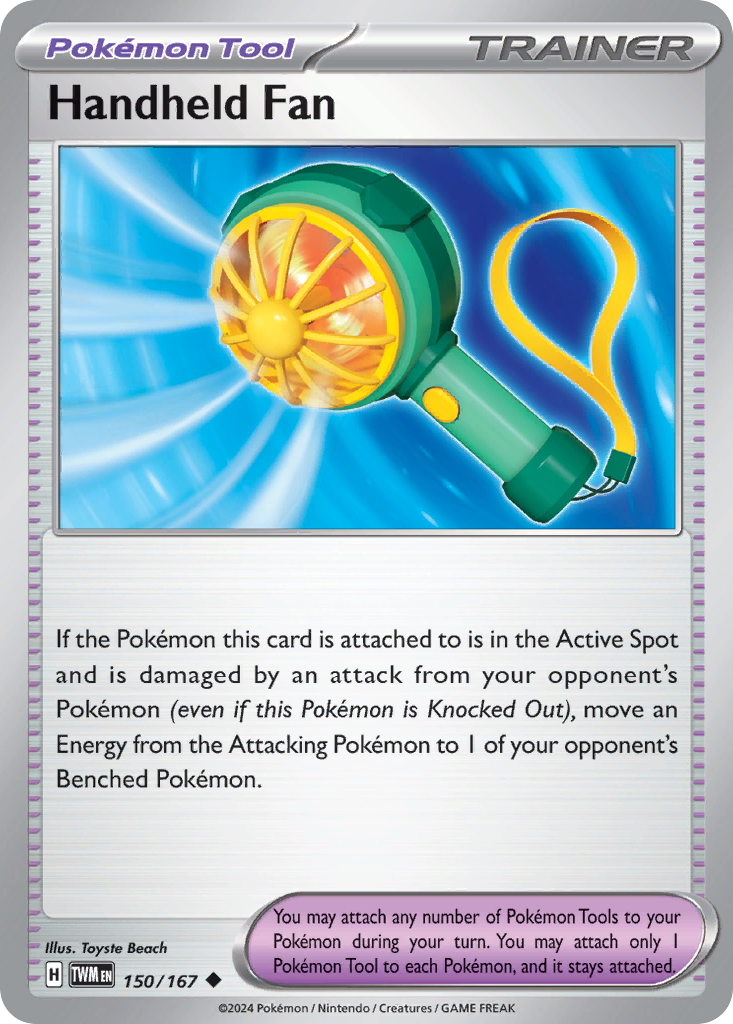 Handheld Fan — illustrated card