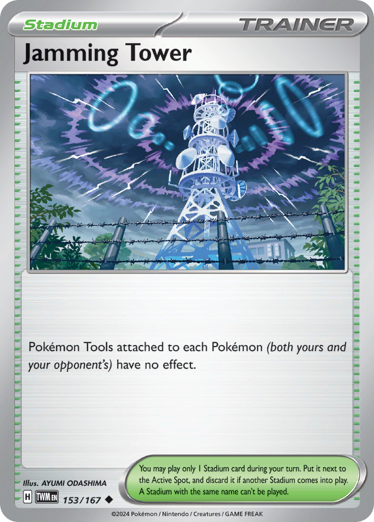 Jamming Tower — illustrated card