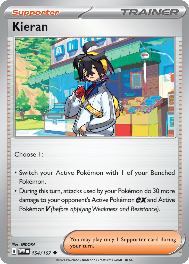 Kieran — illustrated card