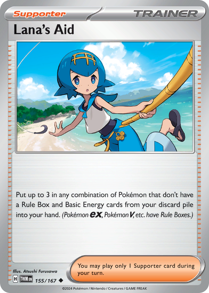 Lana's Aid — illustrated card
