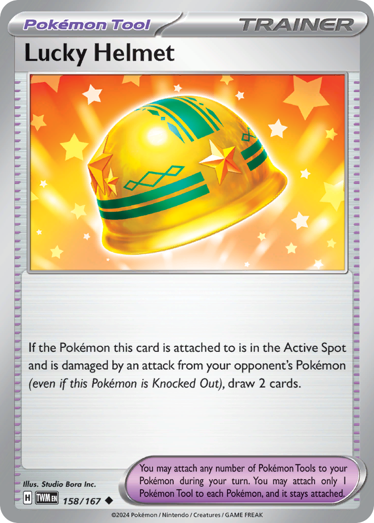 Lucky Helmet — illustrated card