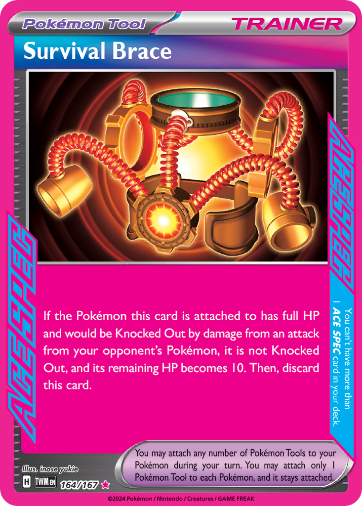 Survival Brace — illustrated card