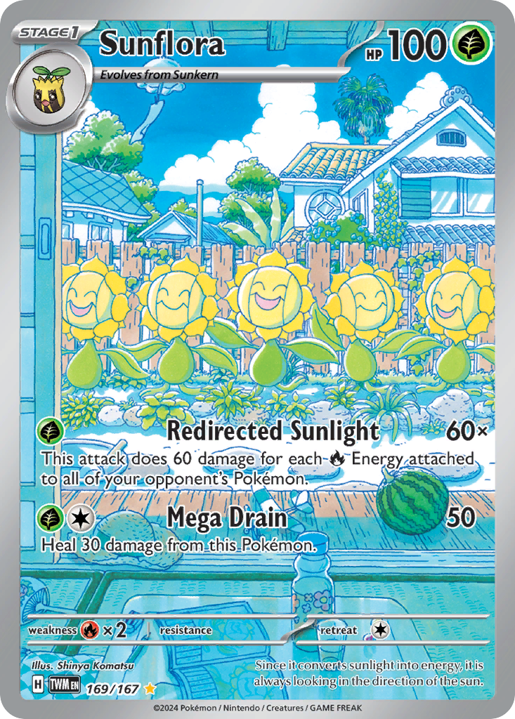 Sunflora — illustrated card