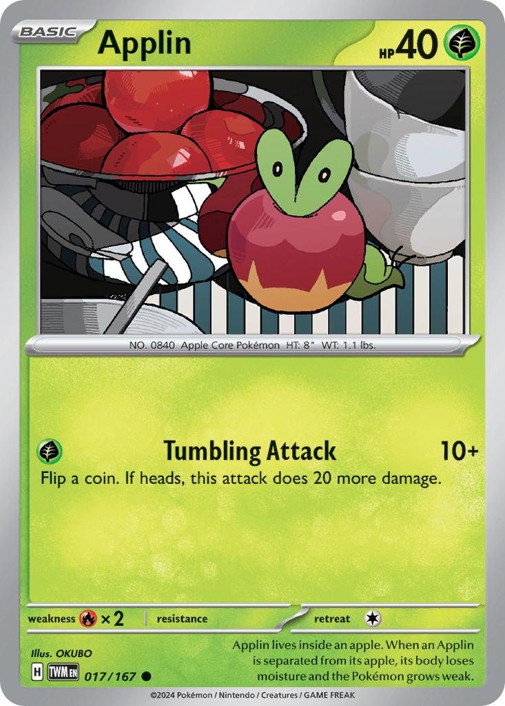 Applin — illustrated card