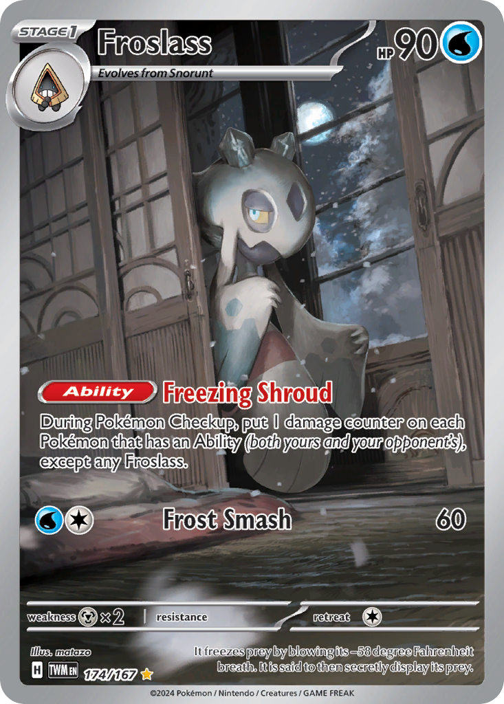 Froslass — illustrated card