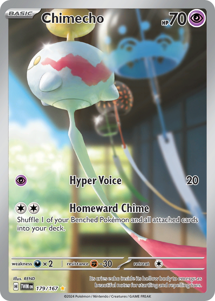 Chimecho — illustrated card
