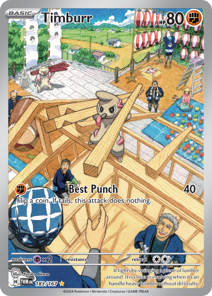 Timburr — illustrated card