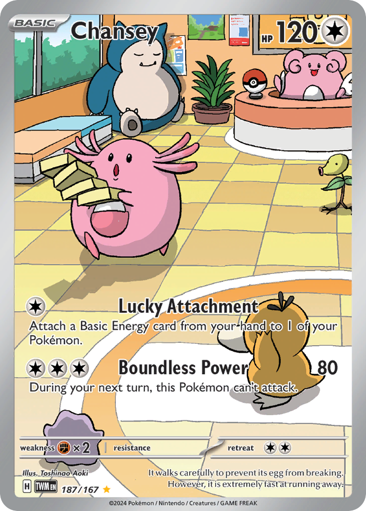 Chansey — illustrated card