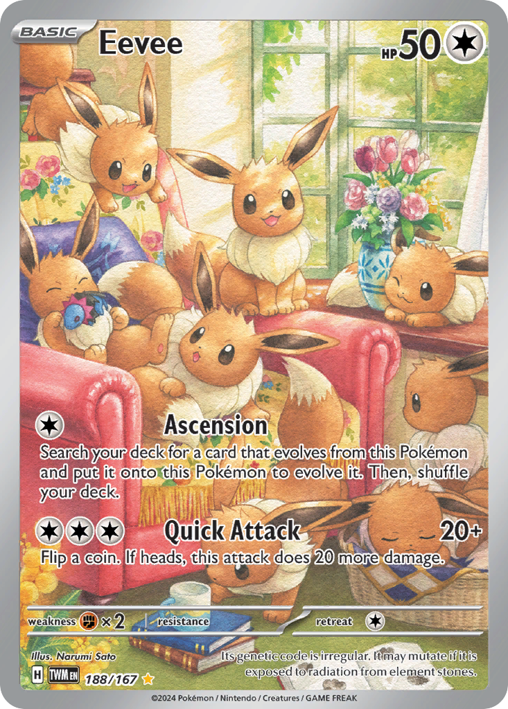 Eevee — illustrated card