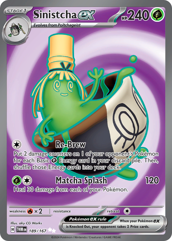Sinistcha ex — illustrated card