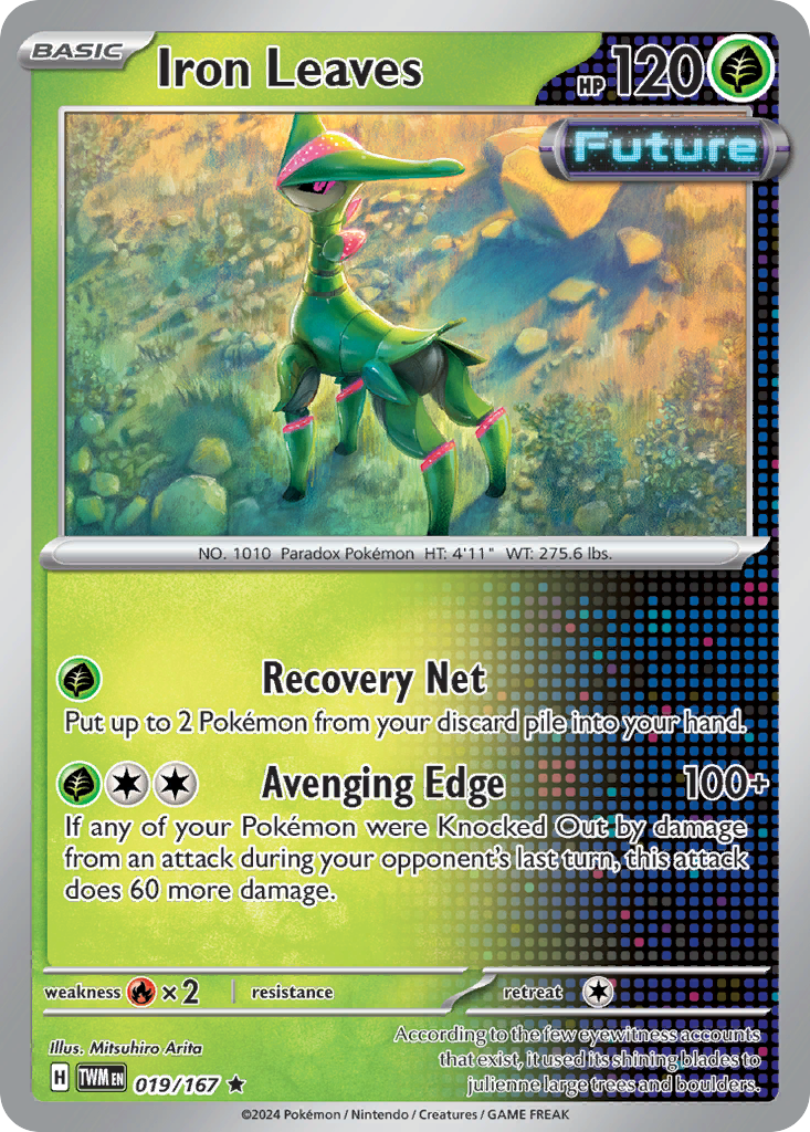 Iron Leaves — illustrated card