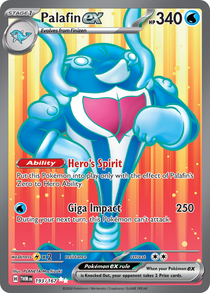 Palafin ex — illustrated card