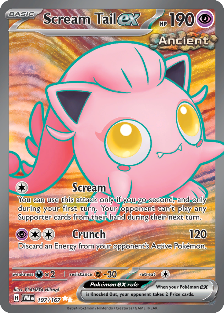 Scream Tail ex — illustrated card