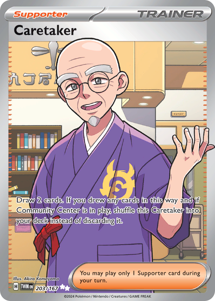 Caretaker — illustrated card