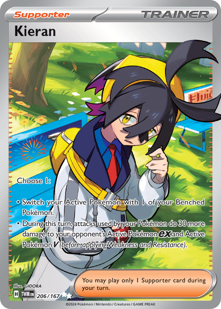 Kieran — illustrated card