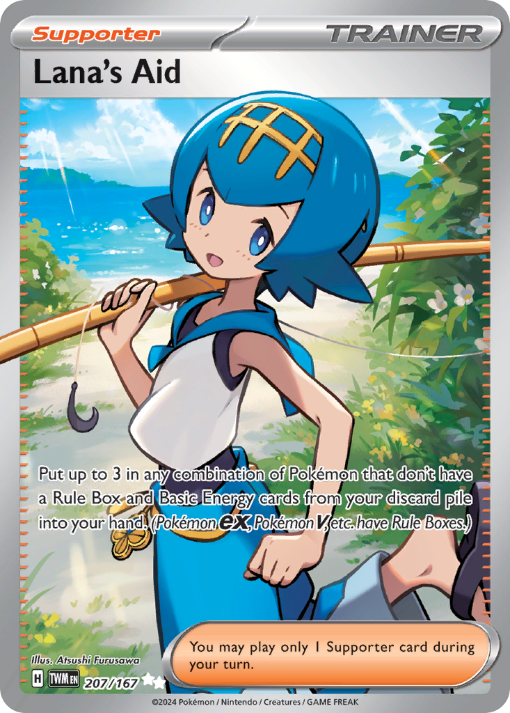 Lana's Aid — illustrated card
