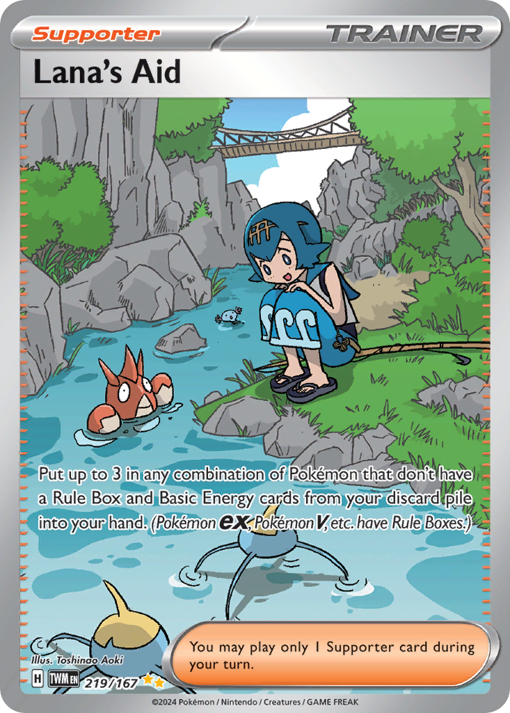 Lana's Aid — illustrated card