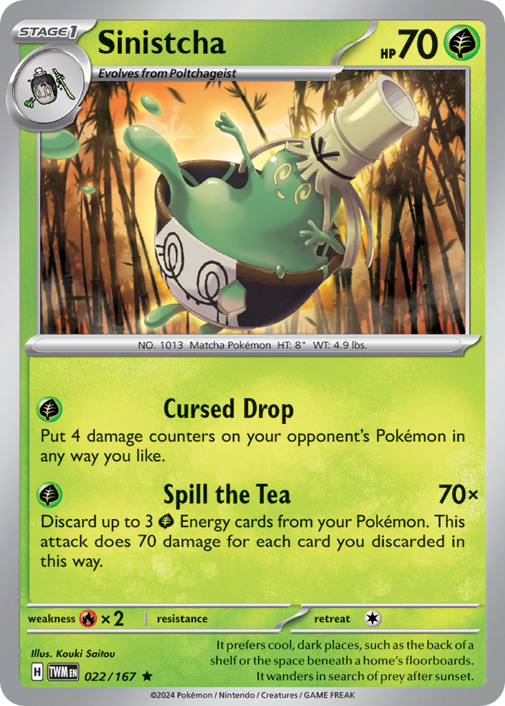 Sinistcha — illustrated card