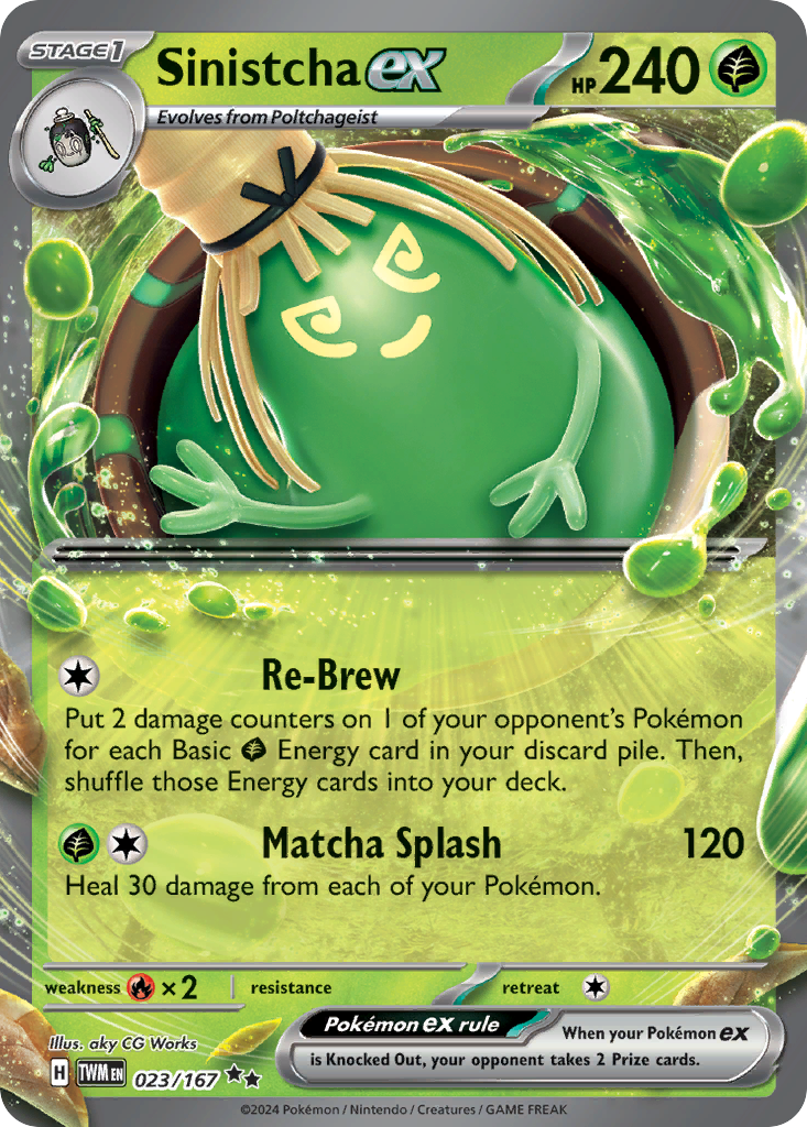 Sinistcha ex — illustrated card