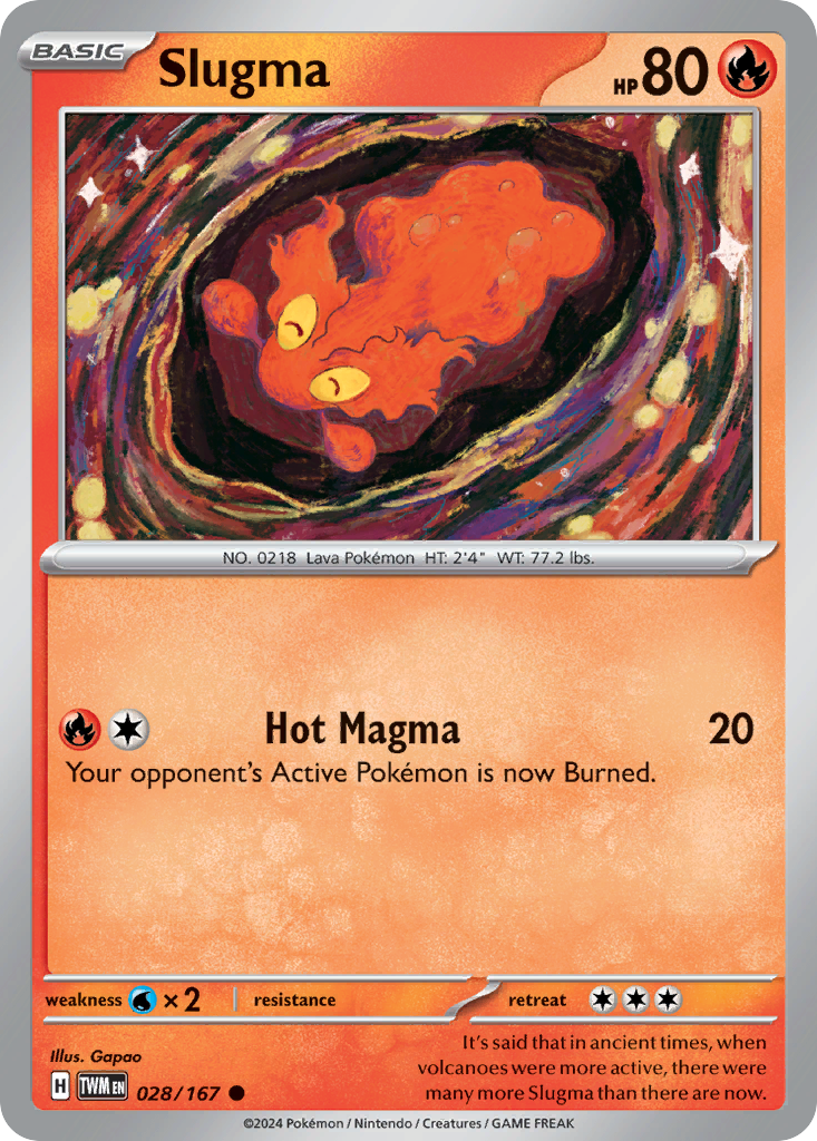 Slugma — illustrated card