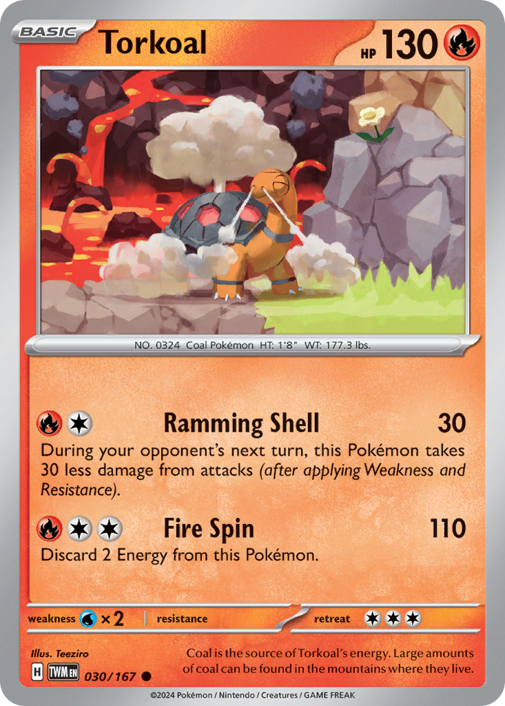 Torkoal — illustrated card