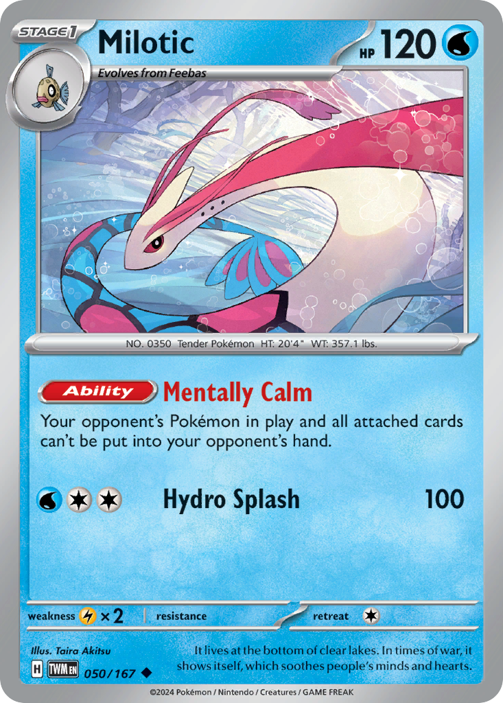 Milotic — illustrated card