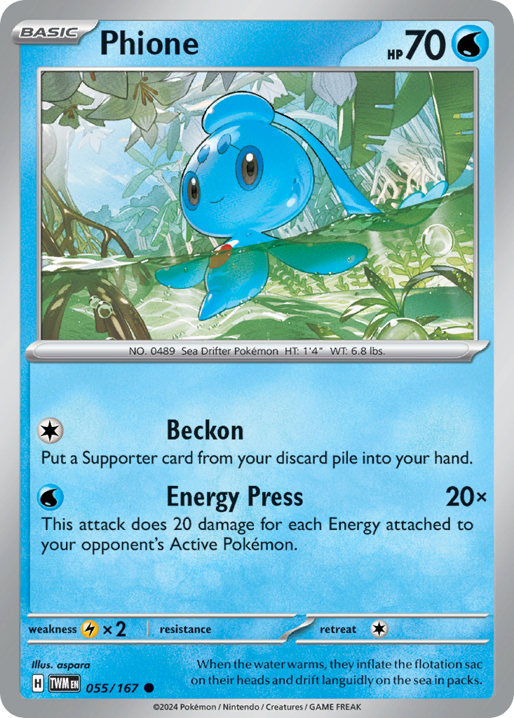 Phione — illustrated card
