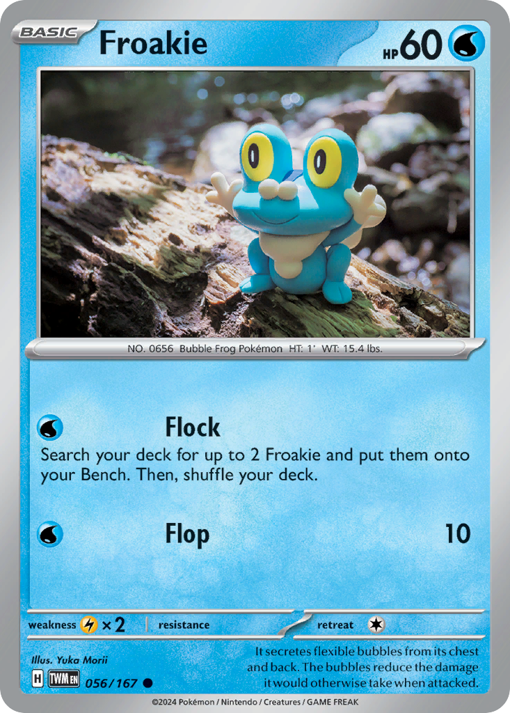Froakie — illustrated card