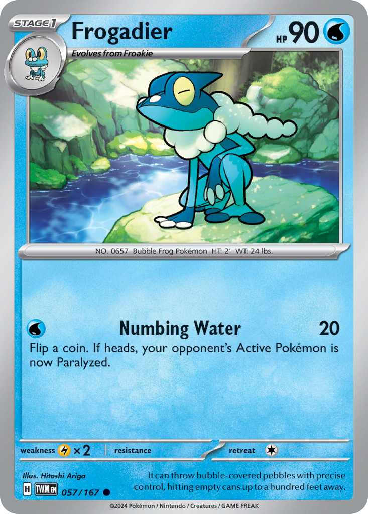 Frogadier — illustrated card