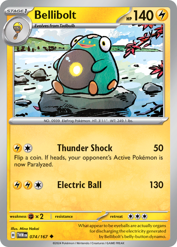Bellibolt — illustrated card