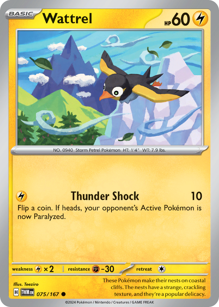 Wattrel — illustrated card