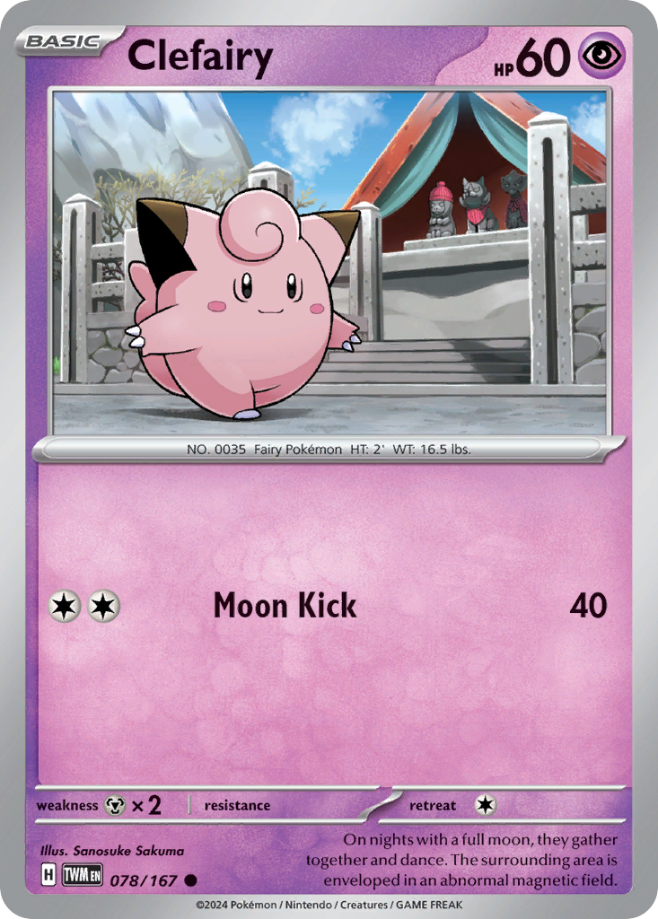 Clefairy — illustrated card
