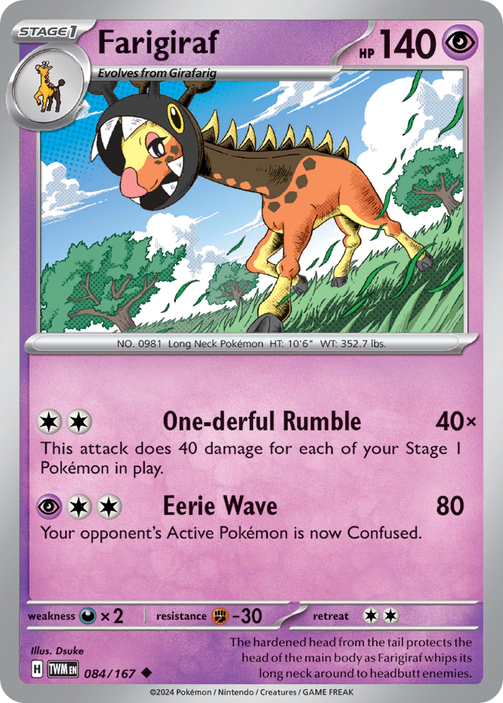 Farigiraf — illustrated card