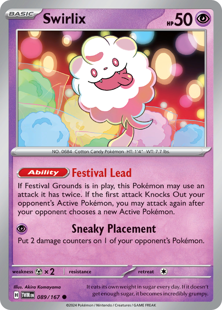 Swirlix — illustrated card