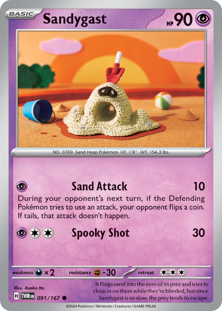 Sandygast — illustrated card