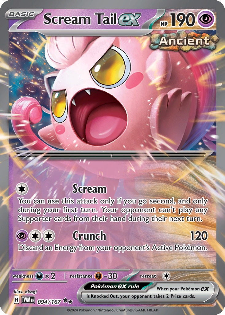 Scream Tail ex — illustrated card