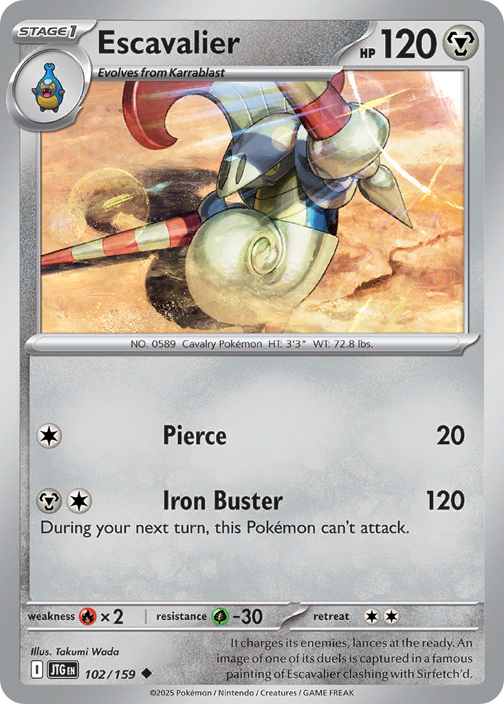 Escavalier — illustrated card