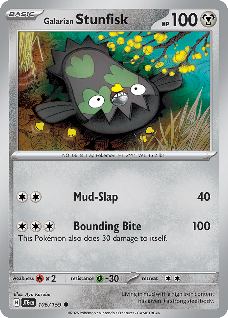 Galarian Stunfisk — illustrated card