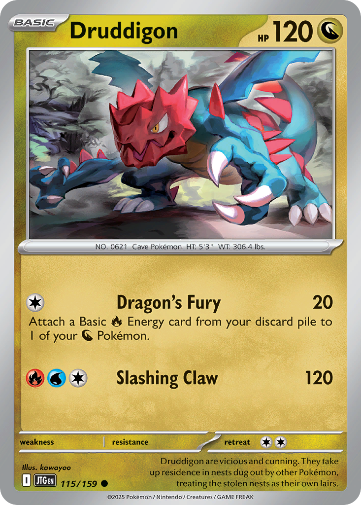 Druddigon — illustrated card