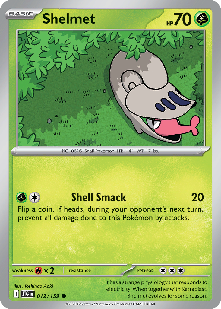 Shelmet — illustrated card