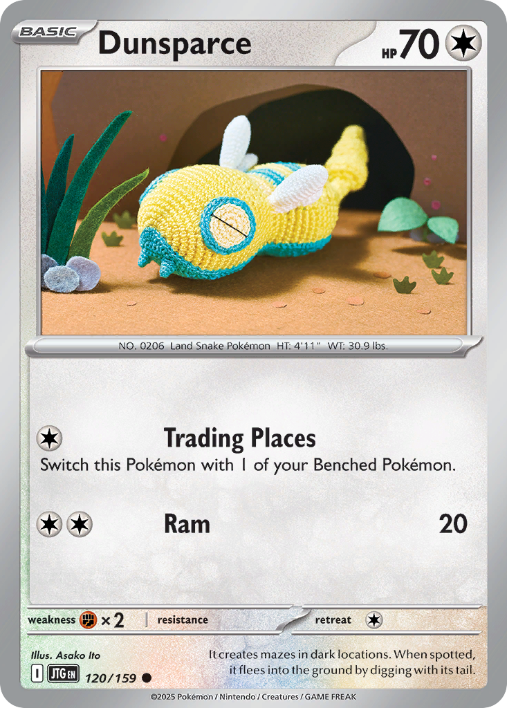 Dunsparce — illustrated card