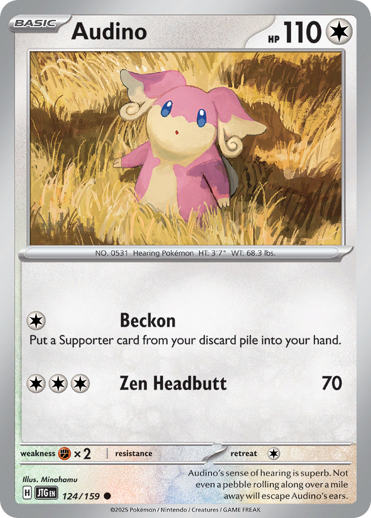 Audino — illustrated card
