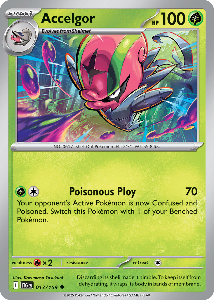 Accelgor — illustrated card