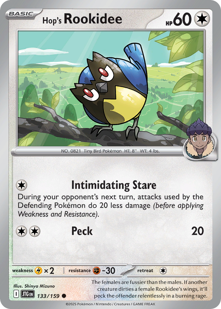 Hop's Rookidee — illustrated card