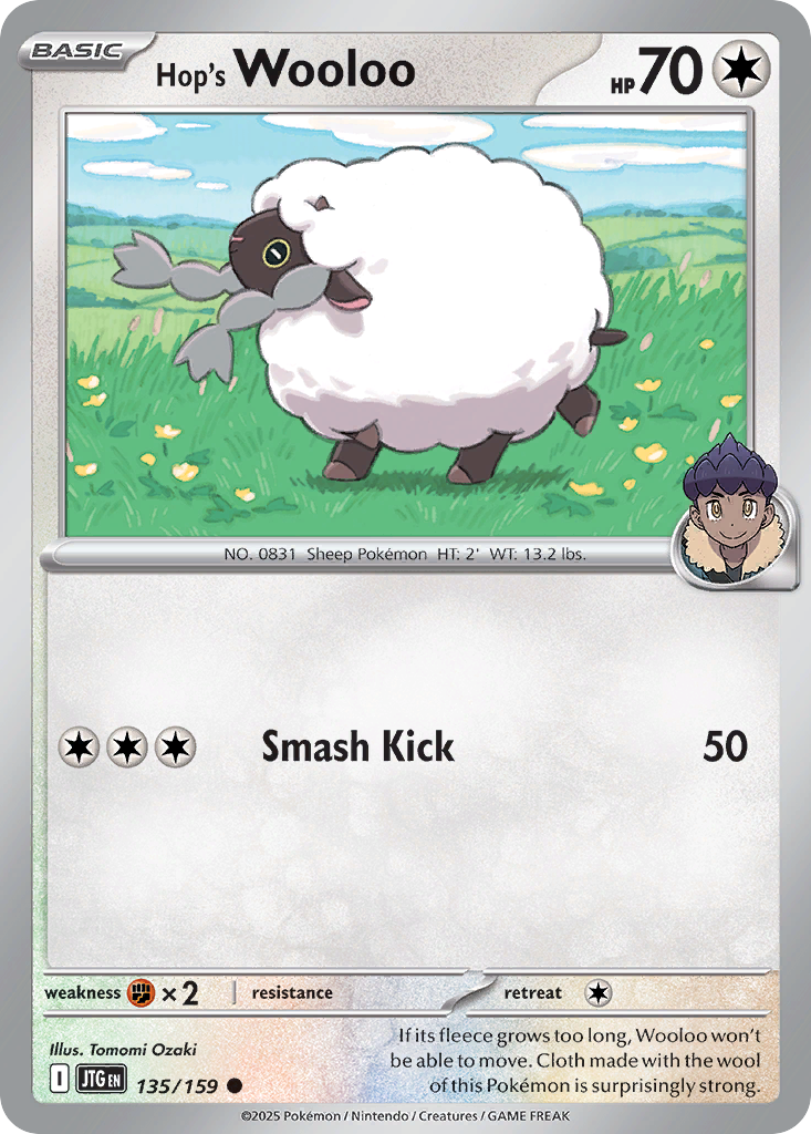 Hop's Wooloo — illustrated card